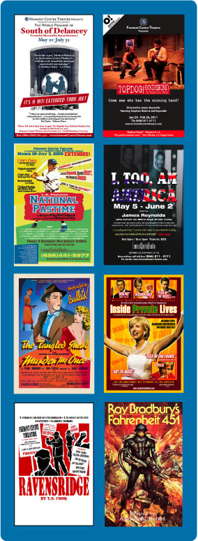Fremont Centre Theatre show posters